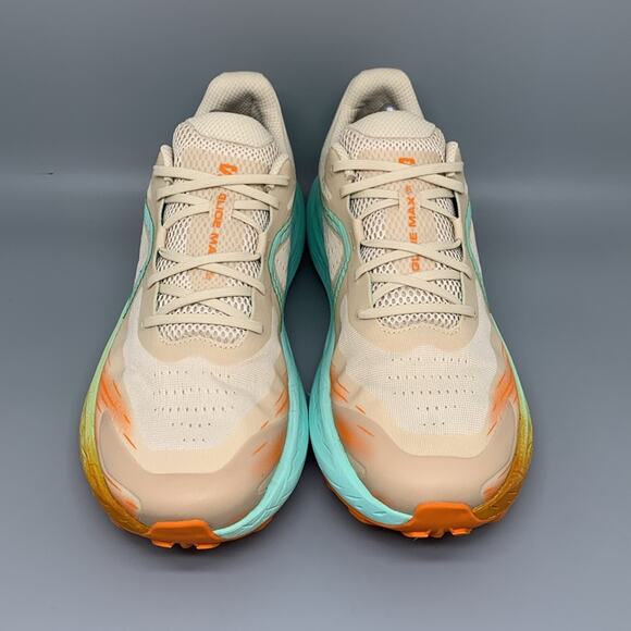 Salomon Glide Max Trail Orange Blue Running Shoes Men's Sz 11 - Picture 2 of 10